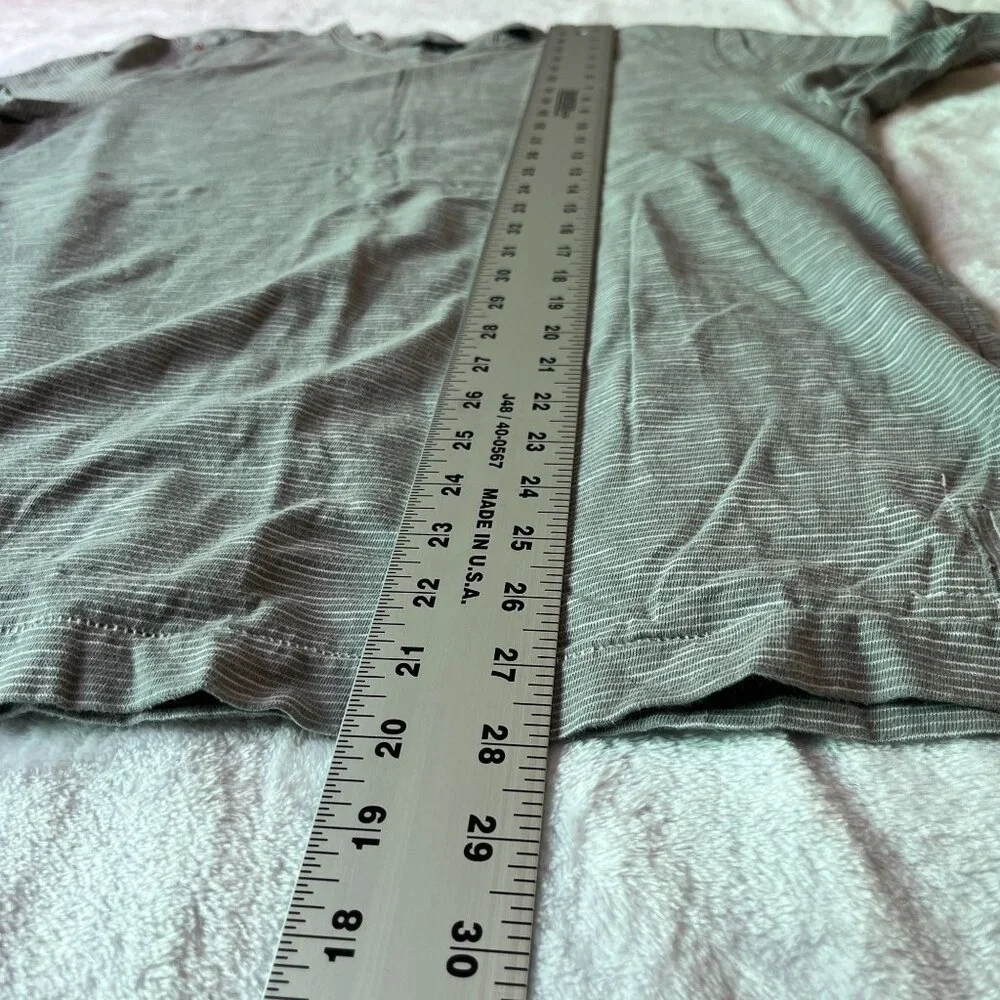 Indigo Palms Co. Denim Tommy Bahama Men Striped Short-Sleeve Crew T-Shirt Large